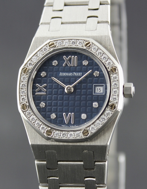 (image for) AP LADY STAINLESS STEEL DIAMOND ROYAL OAK